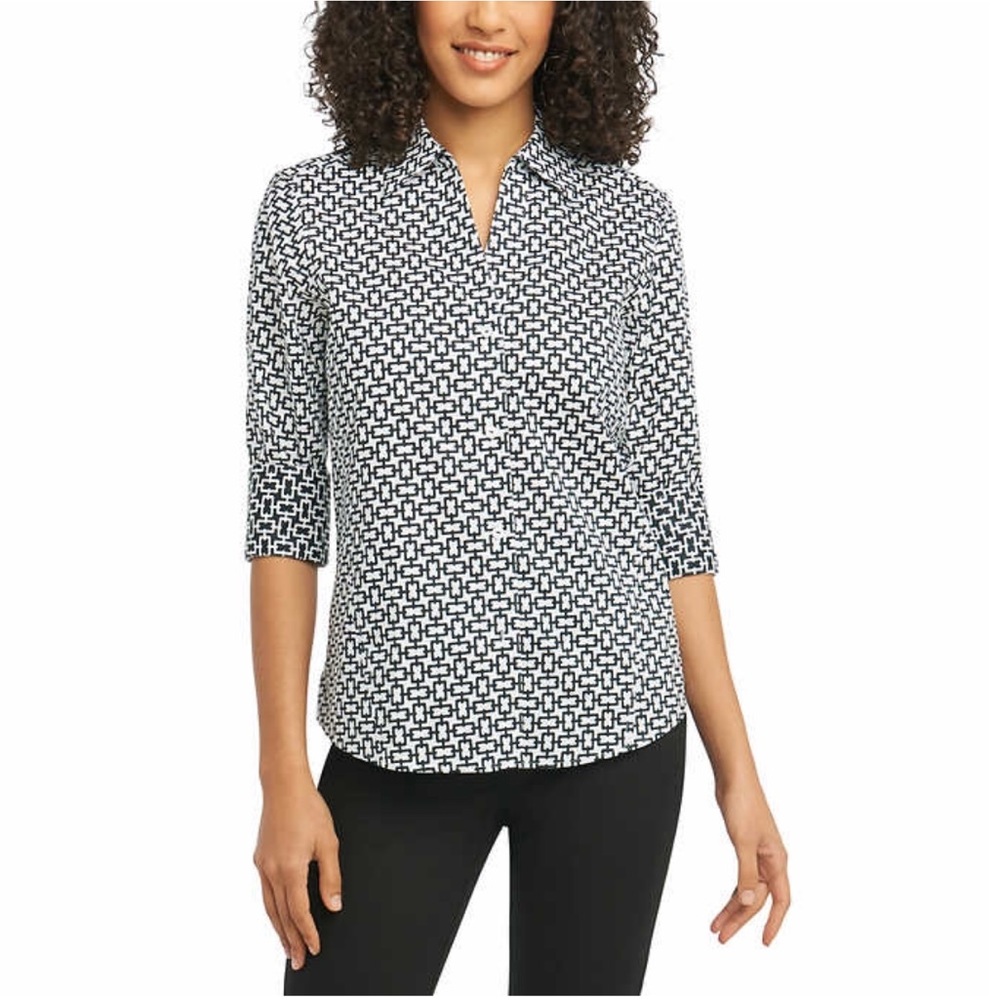 Foxcroft printed blouse